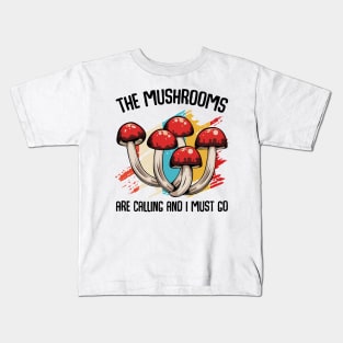 Mushroom Fungal Kids T-Shirt